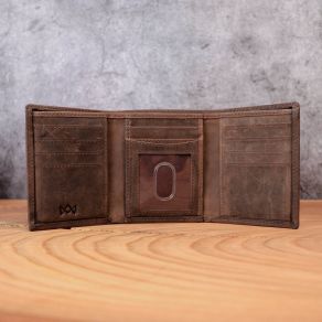 Hemingway Trifold Wallet - Vintage Brown