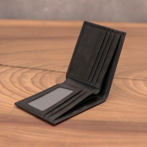 Rainer Bifold Wallet - Raven Black